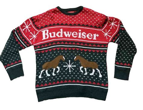 budweiser horse crewneck